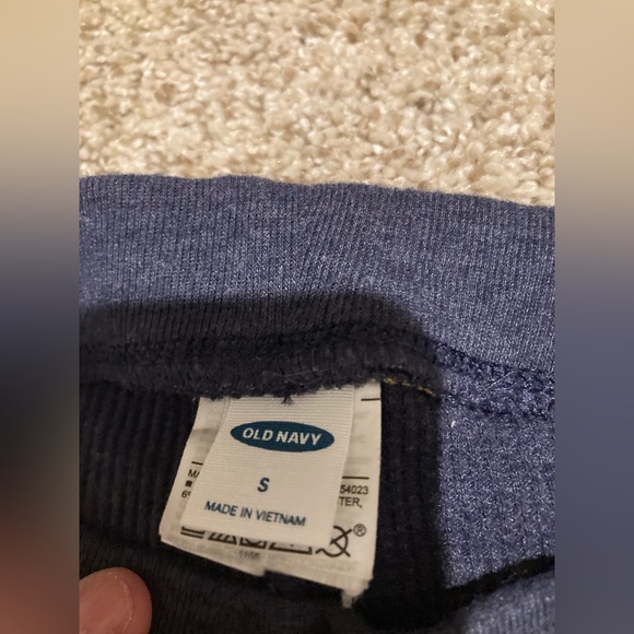 Women NWOT old navy ribbed pj pajama pant legging navy pink gold green polka dot - Picture 3 of 7